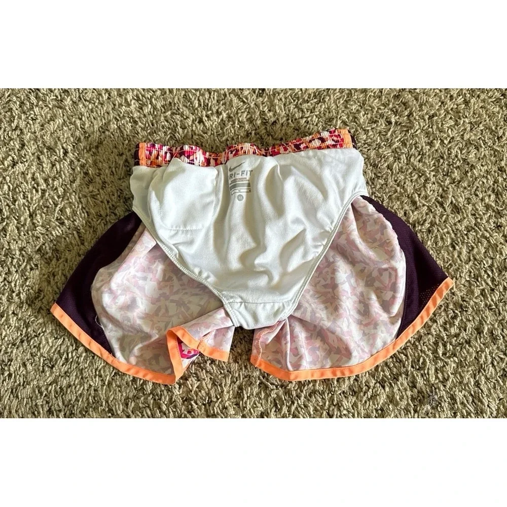 Nike‎ Girls Multicolor Running Shorts Size Medium